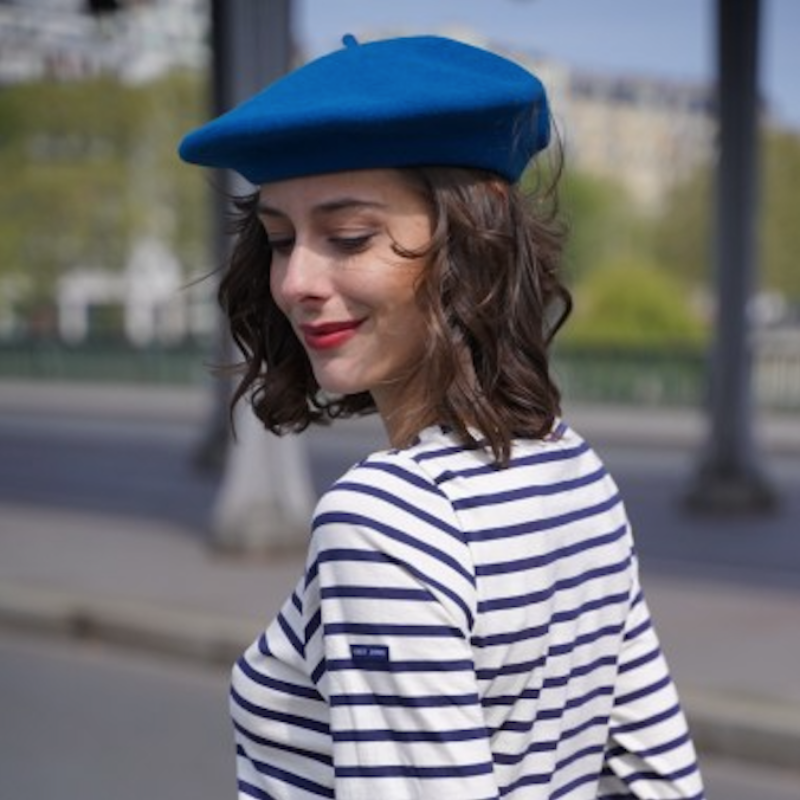 Béret Français en Laine - Couleur Bleu Outremer | Made in France - image 2