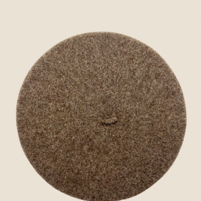 Béret Français en Laine - Couleur Camel Cendré | Made in France - image 1