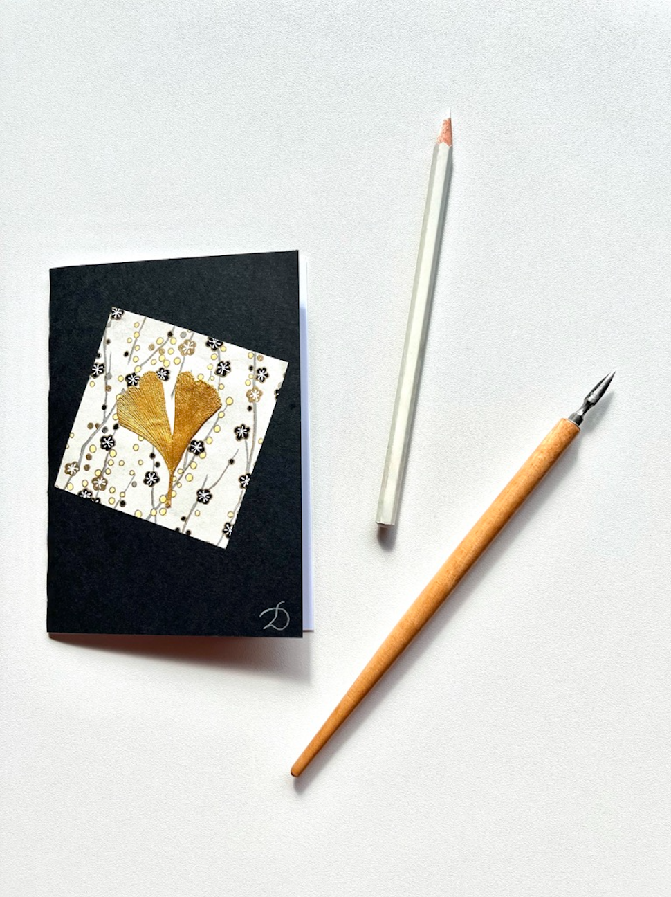 Carte - GINKGO PEINTE - image 1