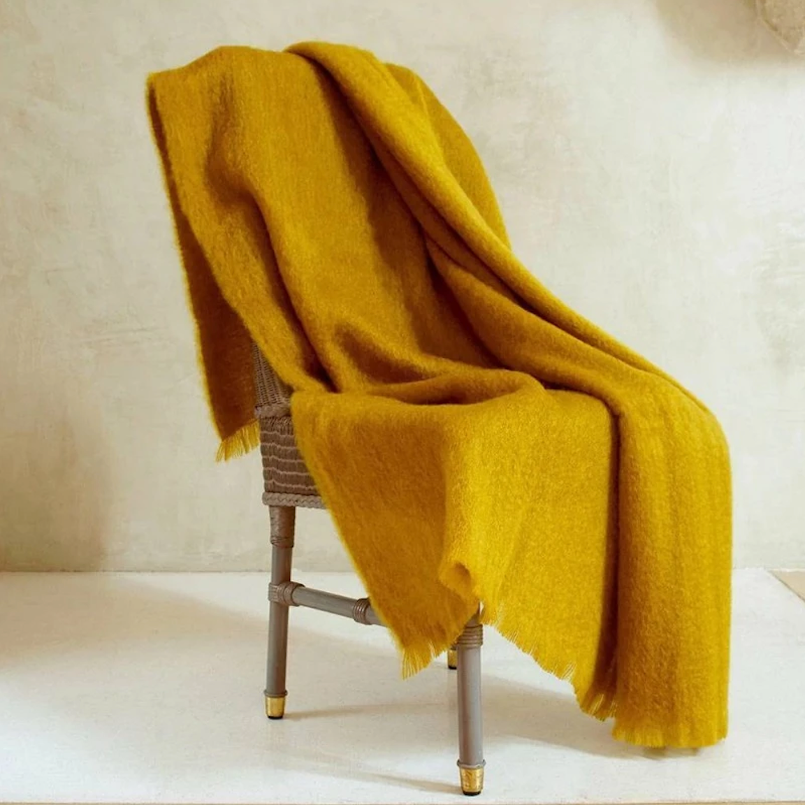 Plaid - Mohair Uni Ambre - image 2