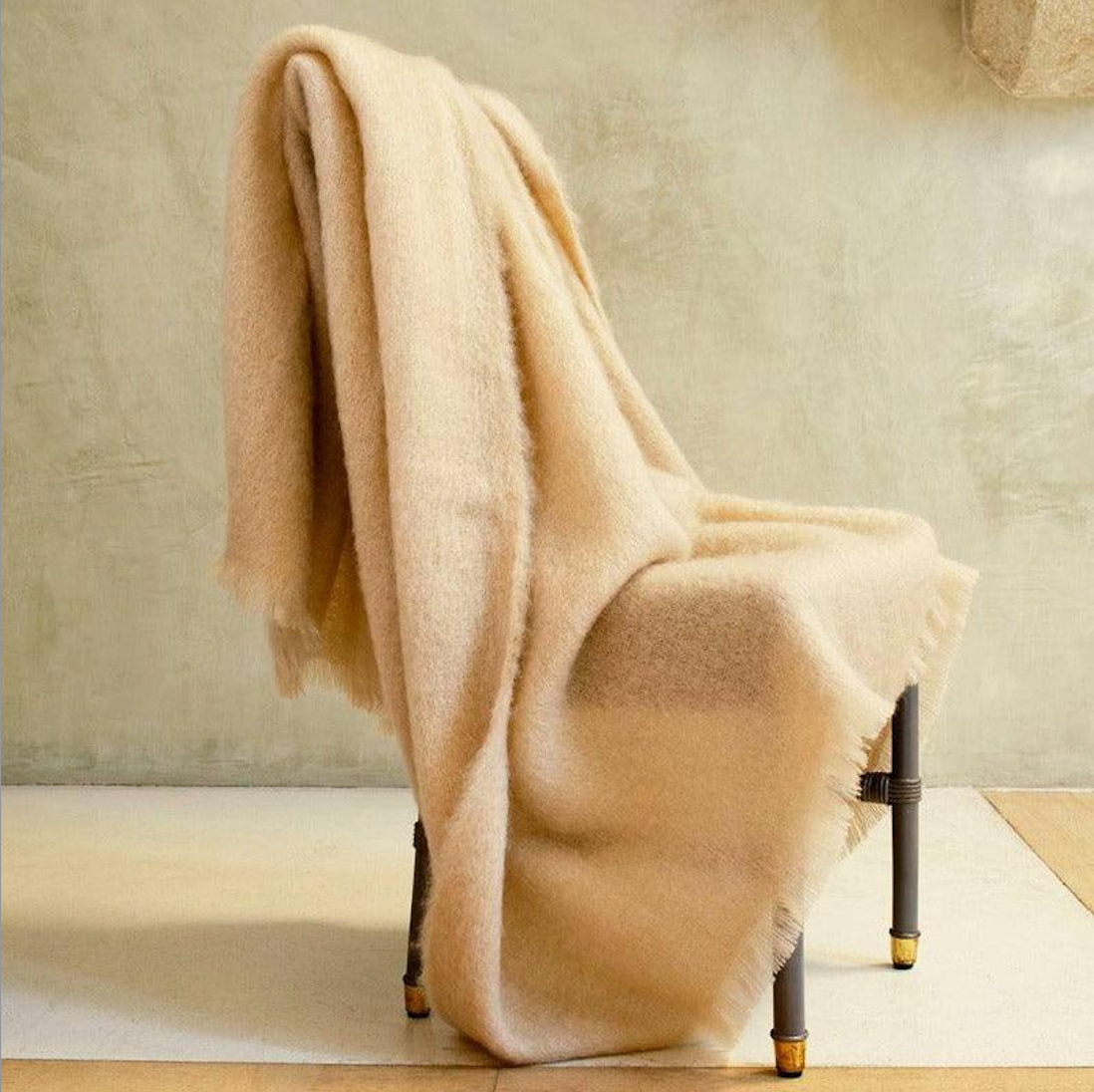 Plaid - Mohair Uni Gres - image 2