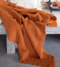 Plaid - Mohair Uni Paprika - image 1