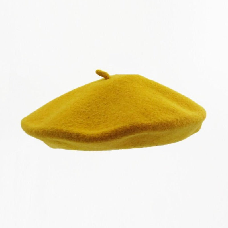 Béret Français en Laine - Couleur Moutarde | Made in France - image 3