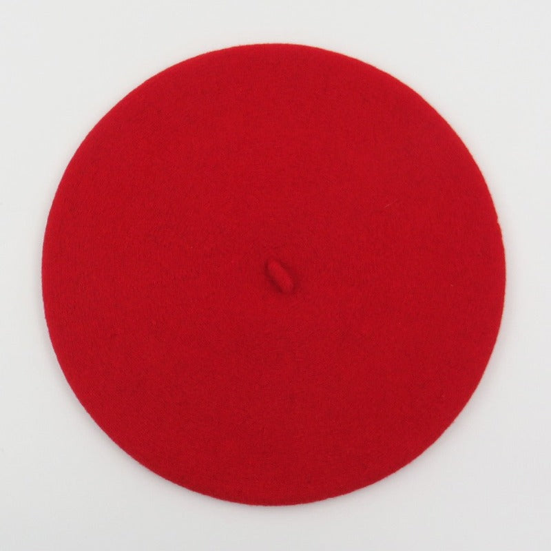 Béret Français en Laine - Couleur Rouge | Made in France - image 1