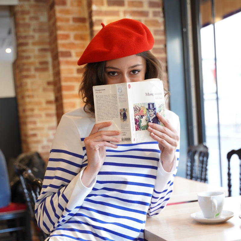 Béret Français en Laine - Couleur Rouge | Made in France - image 2