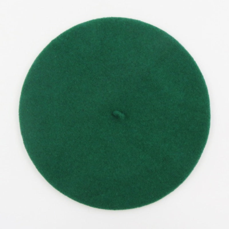Béret Français en Laine - Couleur Vert | Made in France - image 1