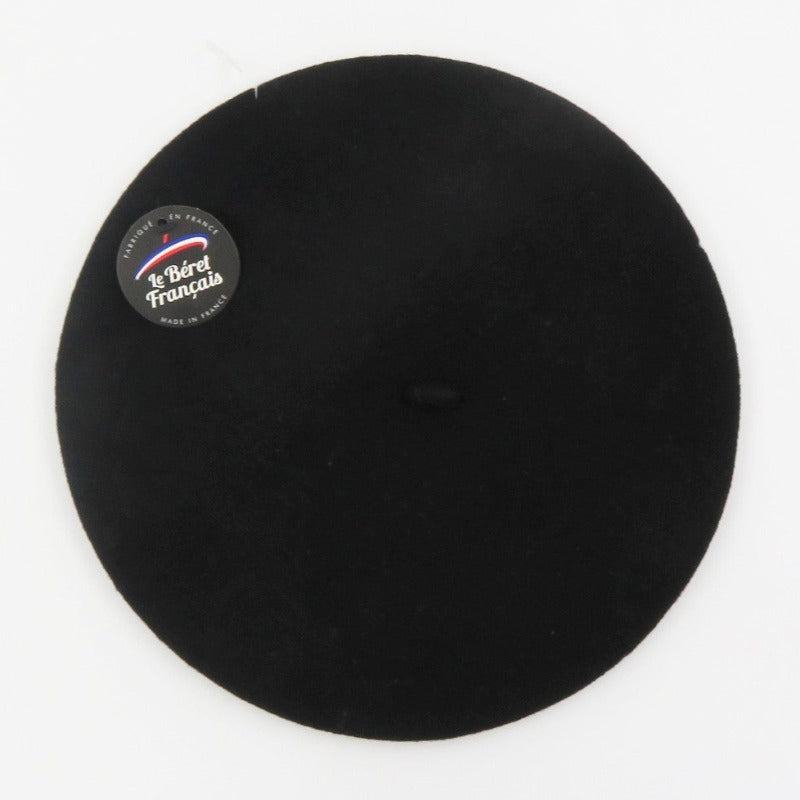 Béret Français en Laine - Couleur Noir | Made in France - image 1