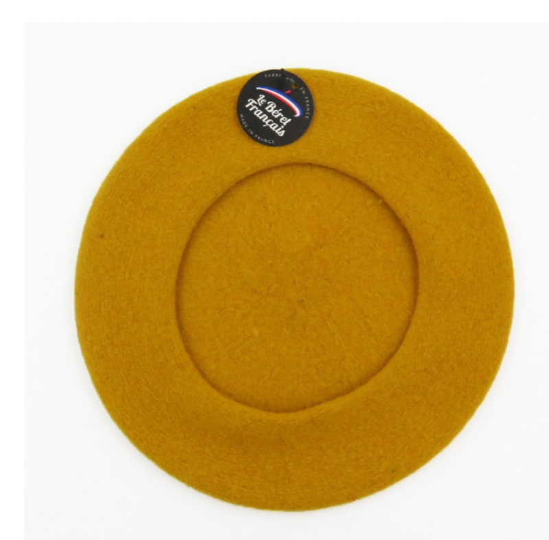 Béret Français en Laine - Couleur Moutarde | Made in France - image 4
