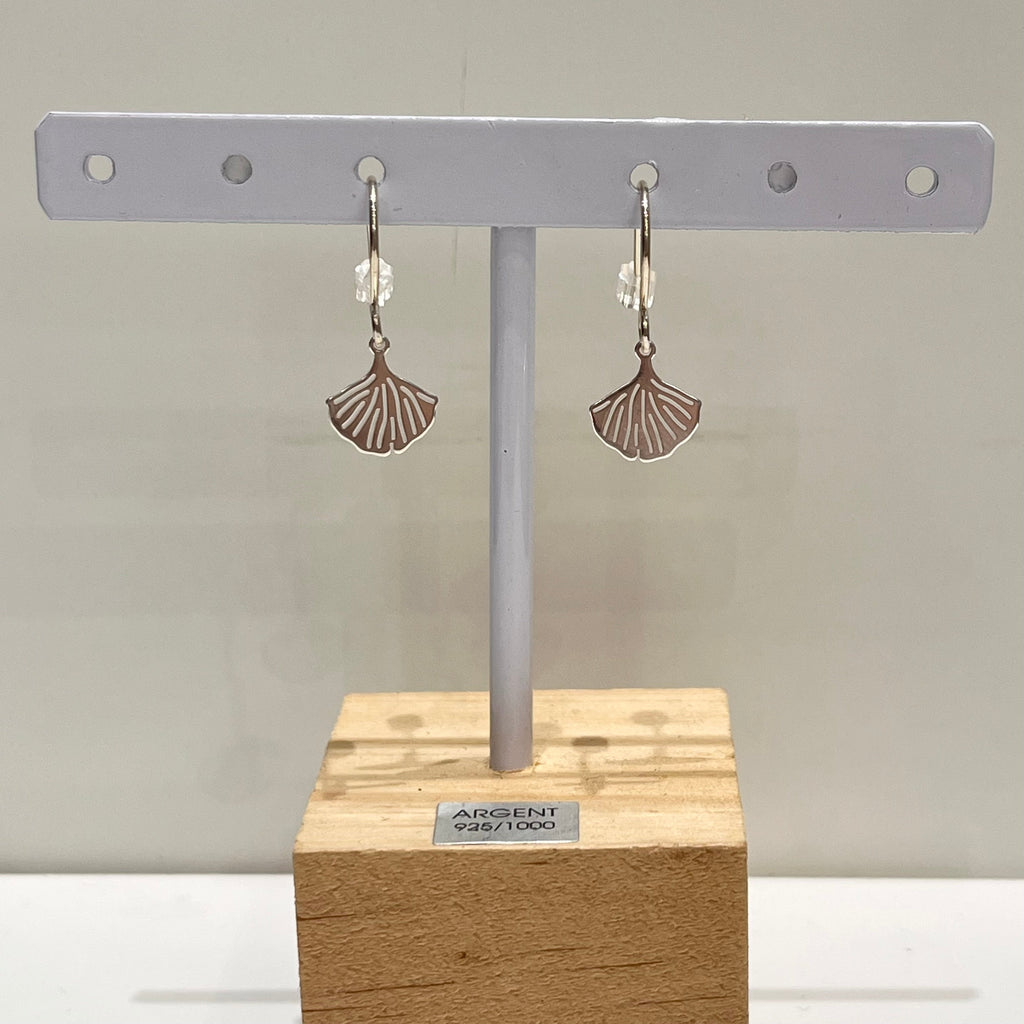 Boucles d'oreilles - Ginko S en argent 925 - image 1