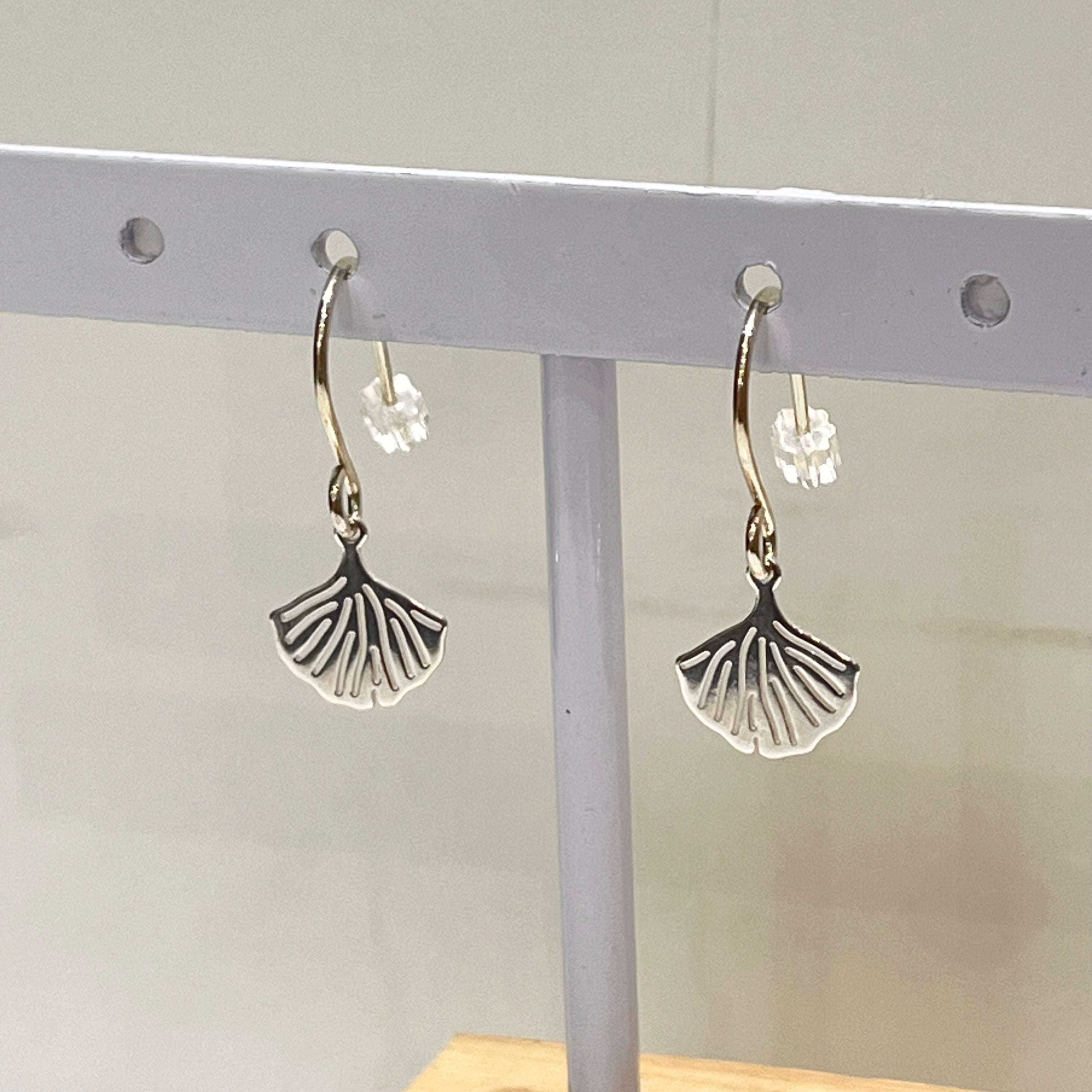 Boucles d'oreilles - Ginko S en argent 925 - image 2
