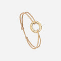 Bracelet CERCLE Plaqué Or Martelé - RÉSONANCE - image 1