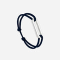 Bracelet MAILLON PLAT Plaqué Argent 30 mm - CARGUE BLEU NUIT - image 1