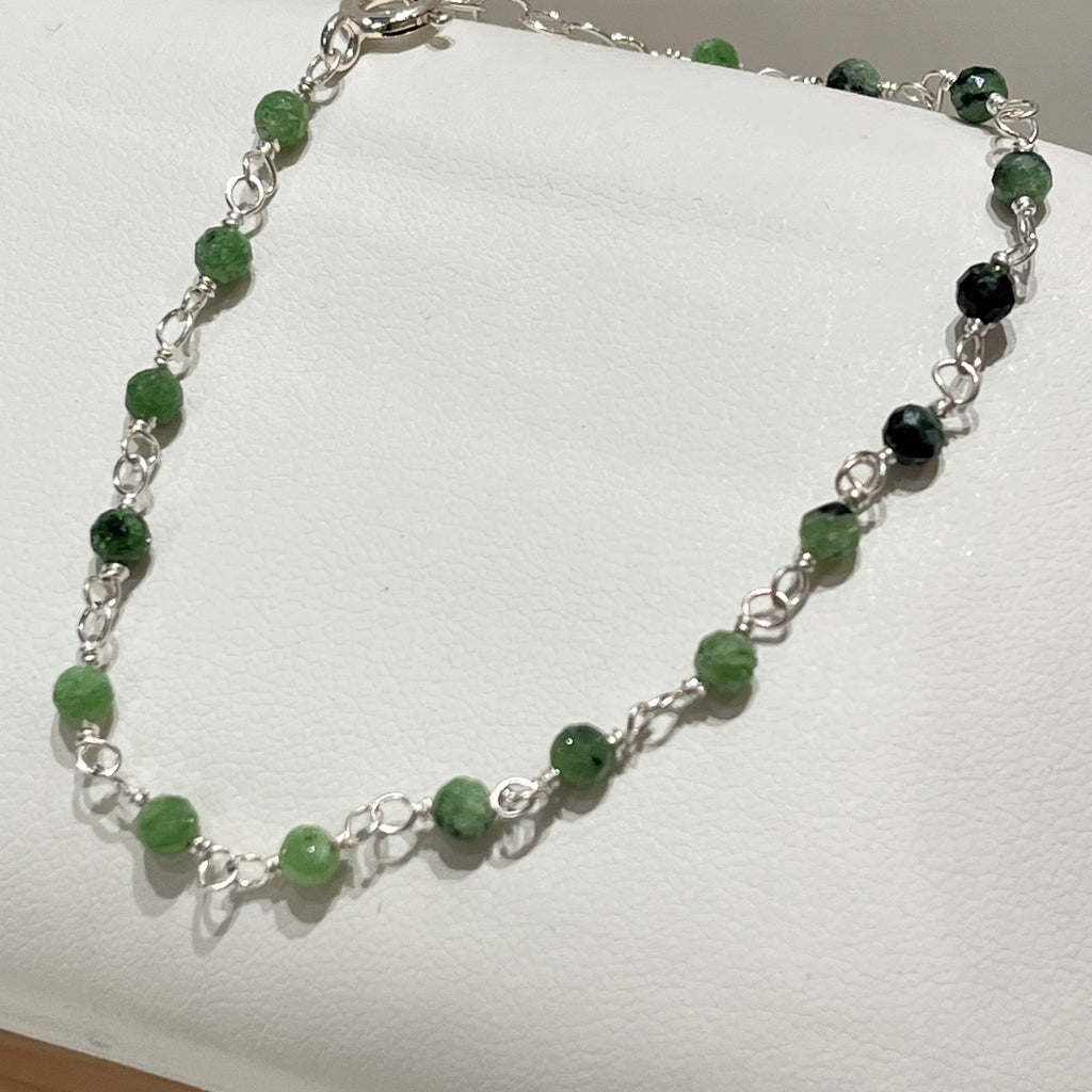 Bracelet - Rosa Zoisite en argent 925 - image 2