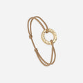 Bracelet CERCLE Plaqué Or Martelé - SOLVIA - image 1