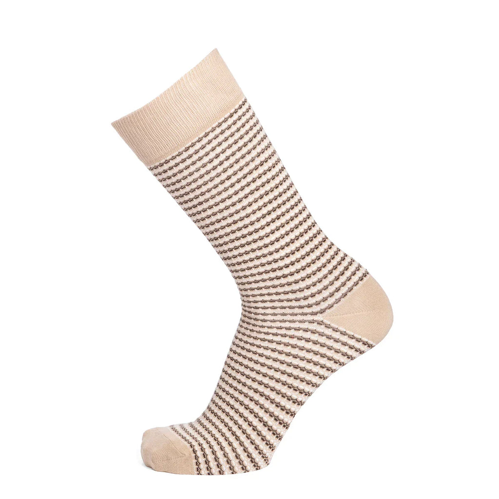 Chaussettes - MAILLE FANTAISIE BEIGE / BRUN - image 1