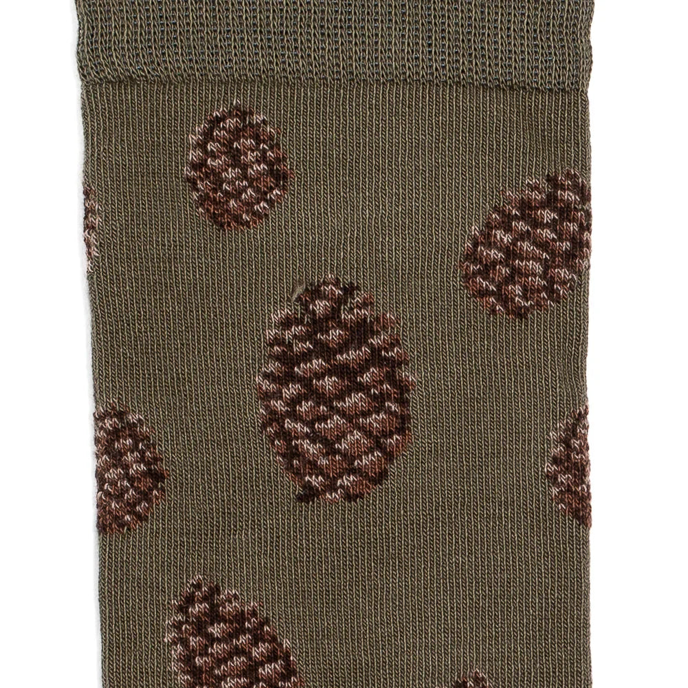 Chaussettes - POMME DE PIN KAKI - image 2