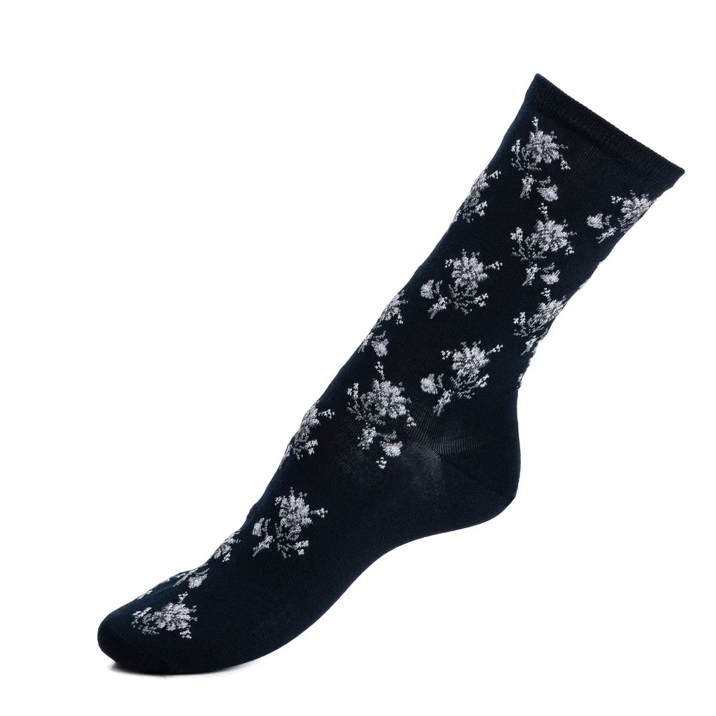 Chaussettes - FLEURS MARINE - image 1