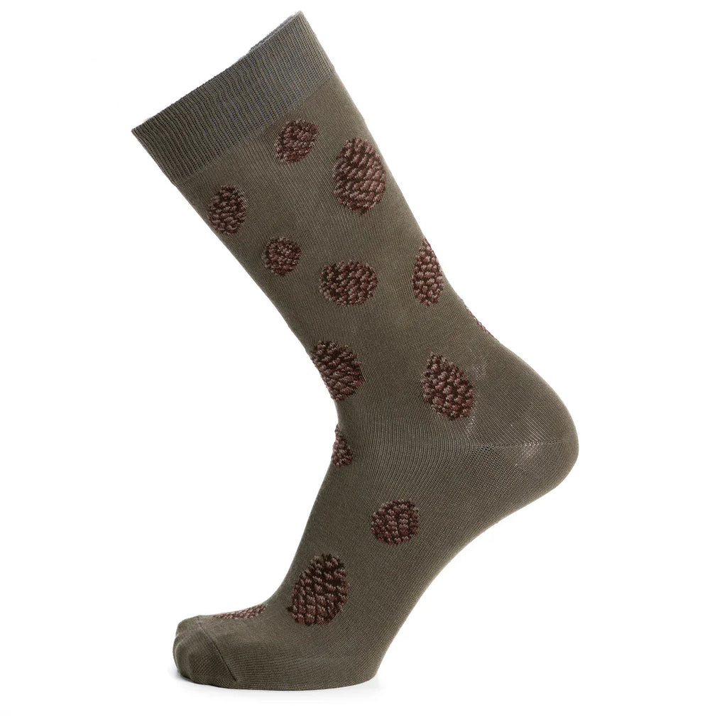 Chaussettes - POMME DE PIN KAKI - image 1
