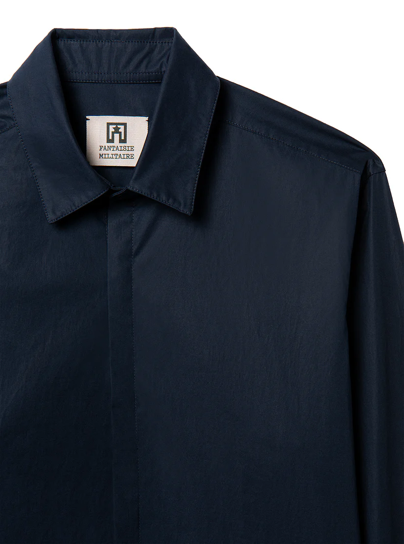Chemise - COTON EXTENSIBLE BLEUE - image 4