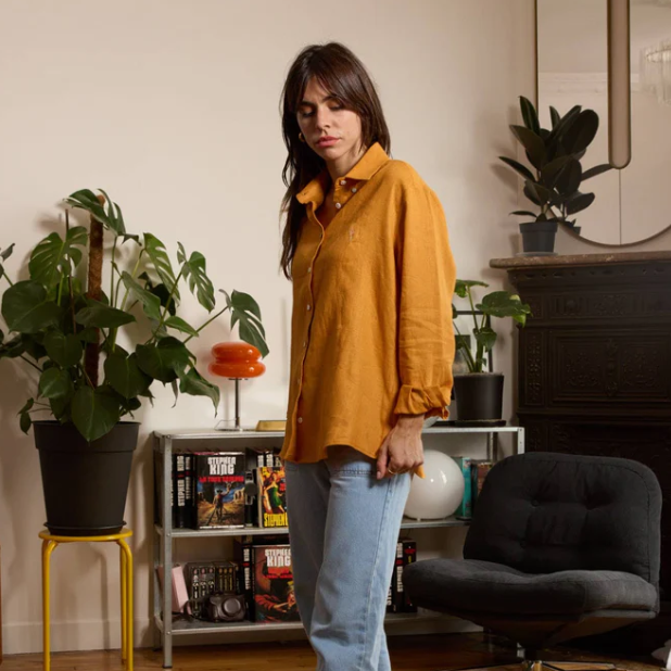Chemise - LIN OCRE - image 2