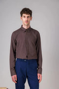 Chemise - FLANELLE - MARRON GLACÉ - image 1