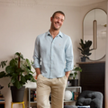 Chemise - LIN BLEU CIEL - image 1