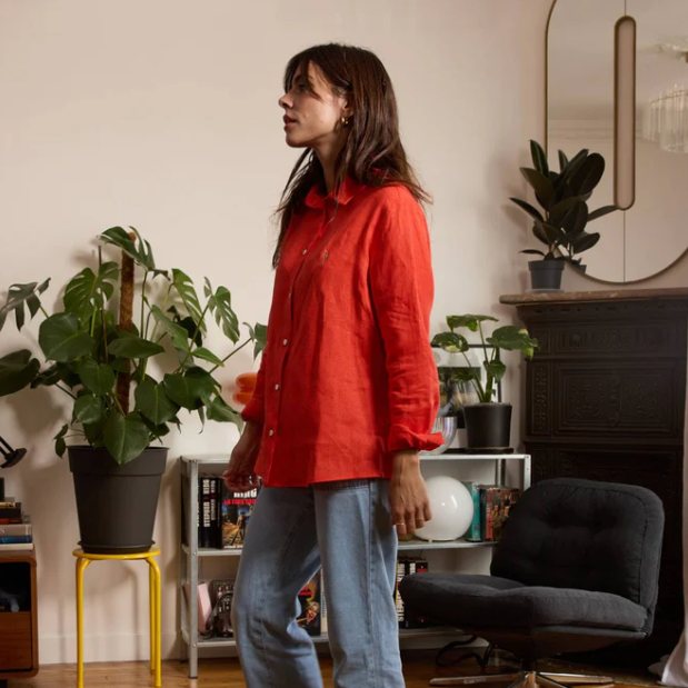 Chemise - LIN ROUILLE - image 3