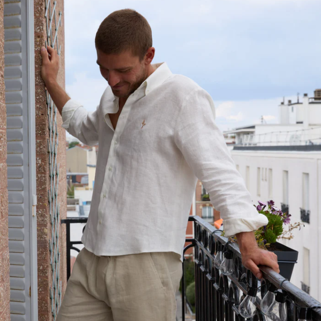 Chemise - LIN BLANC - image 3