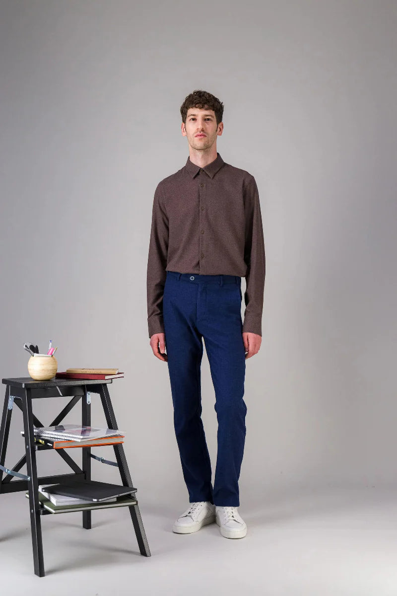 Chemise - FLANELLE - MARRON GLACÉ - image 2