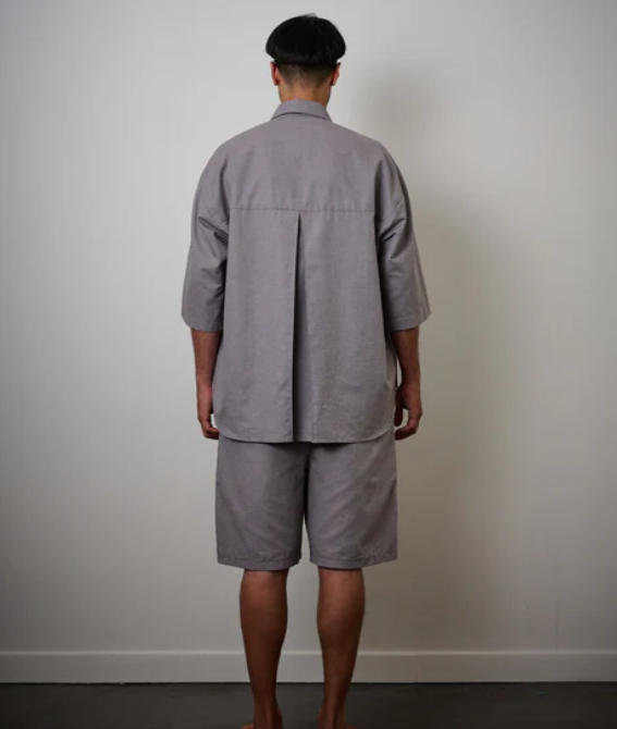 Chemise - MARUI grise - image 3