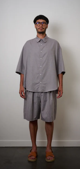 Chemise - MARUI grise - image 1