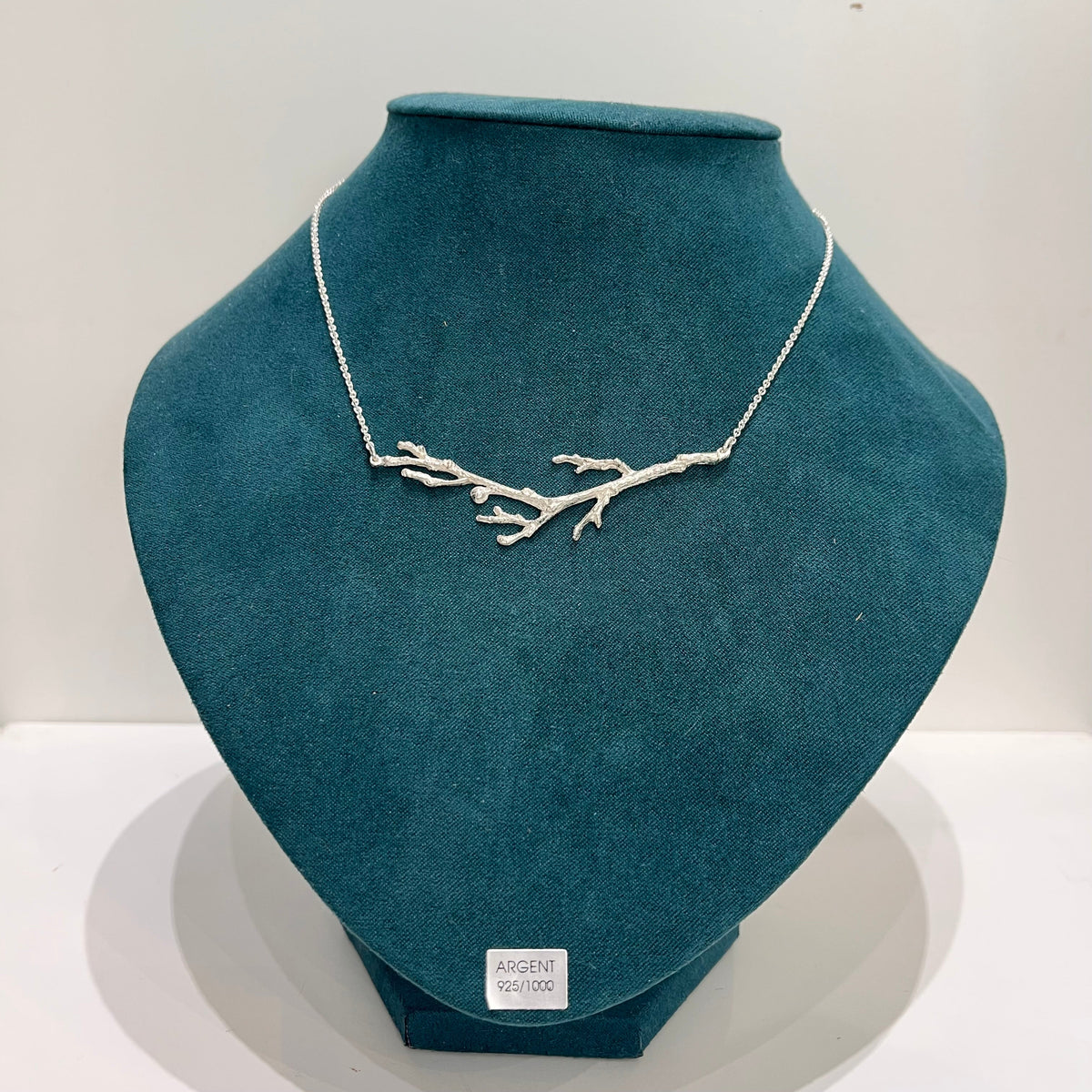 Collier - Branche large en argent 925 - image 1