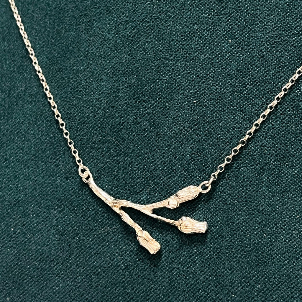 Collier - Trois fleurs en argent 925 - image 3