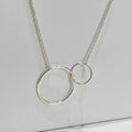 Collier - 2 ronds en argent 925 - image 1