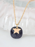 Collier - Grigri Bleu nuit - image 1