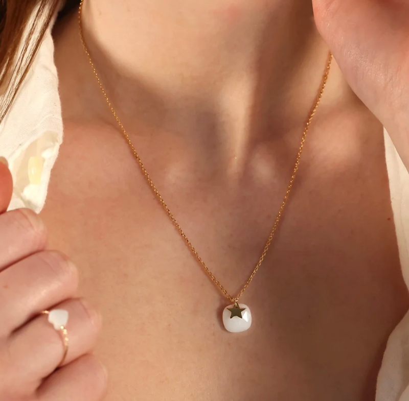 Collier - Grigri Rose - image 2