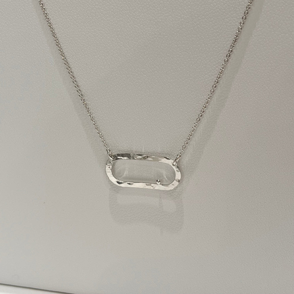 Collier - Oval argent en argent 925 - image 2