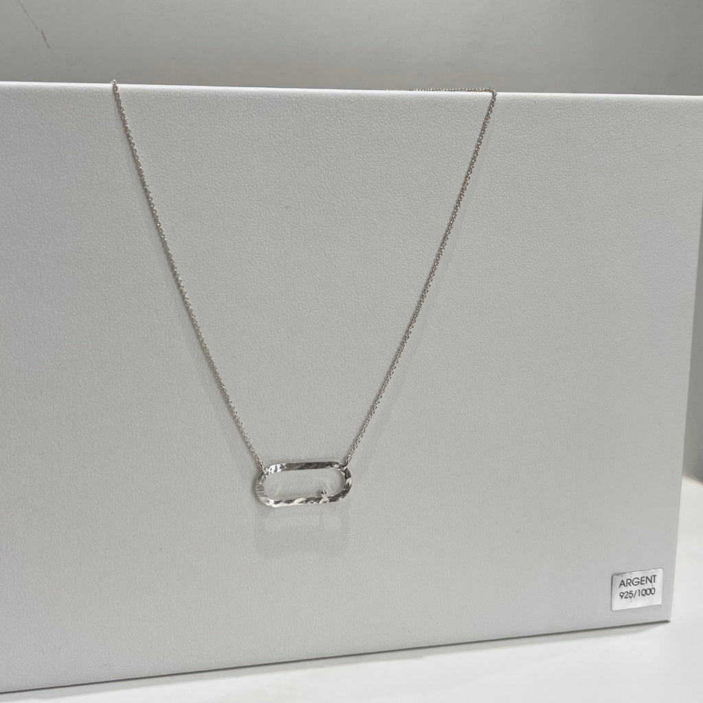 Collier - Oval argent en argent 925 - image 1
