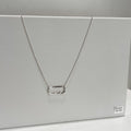 Collier - Oval argent en argent 925 - image 1