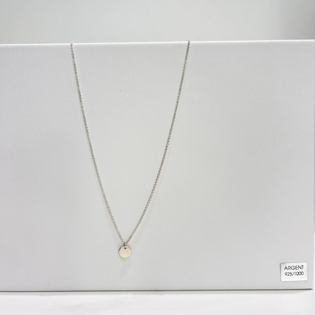 Collier - Pastille 6mm en argent 925 - image 1