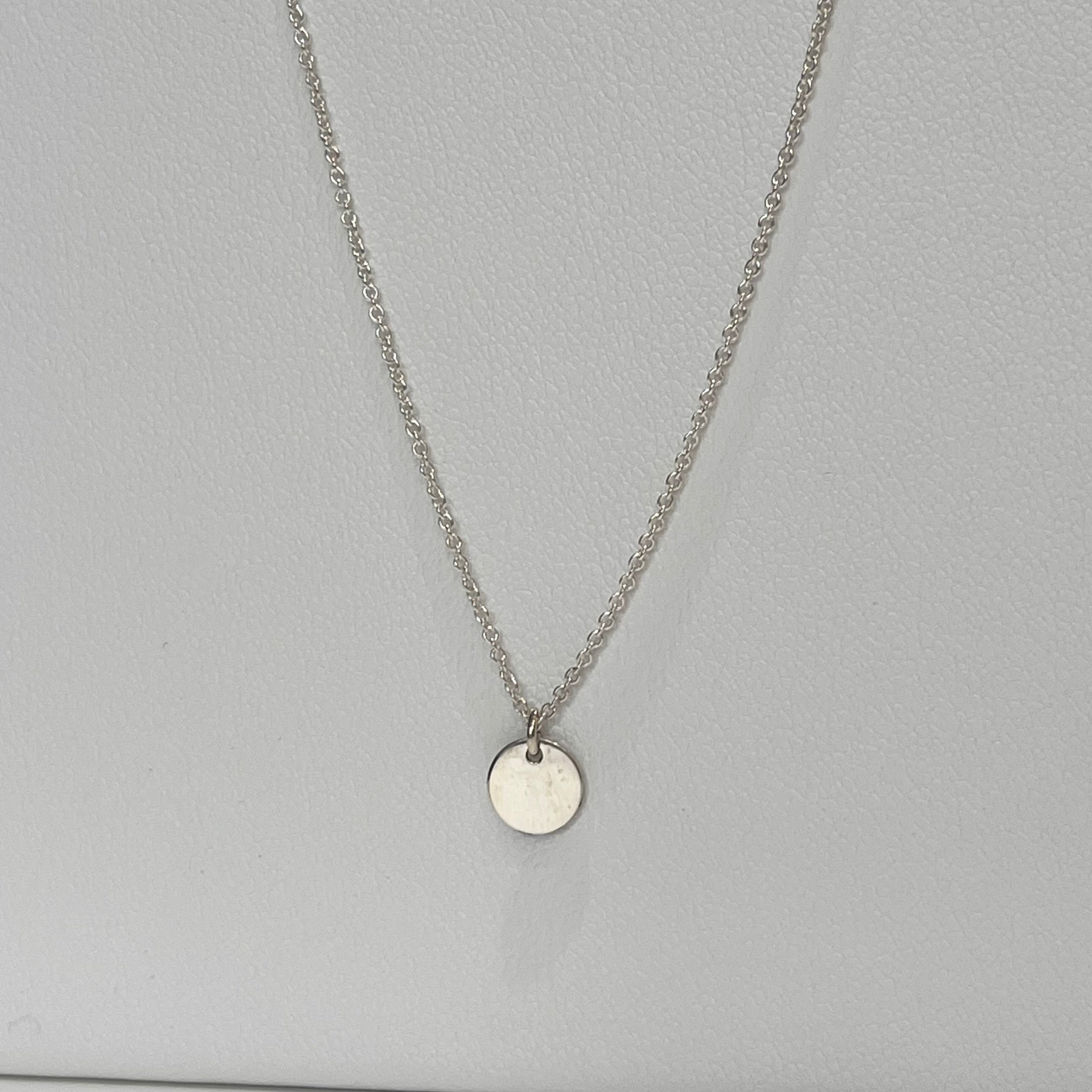 Collier - Pastille 6mm en argent 925 - image 2