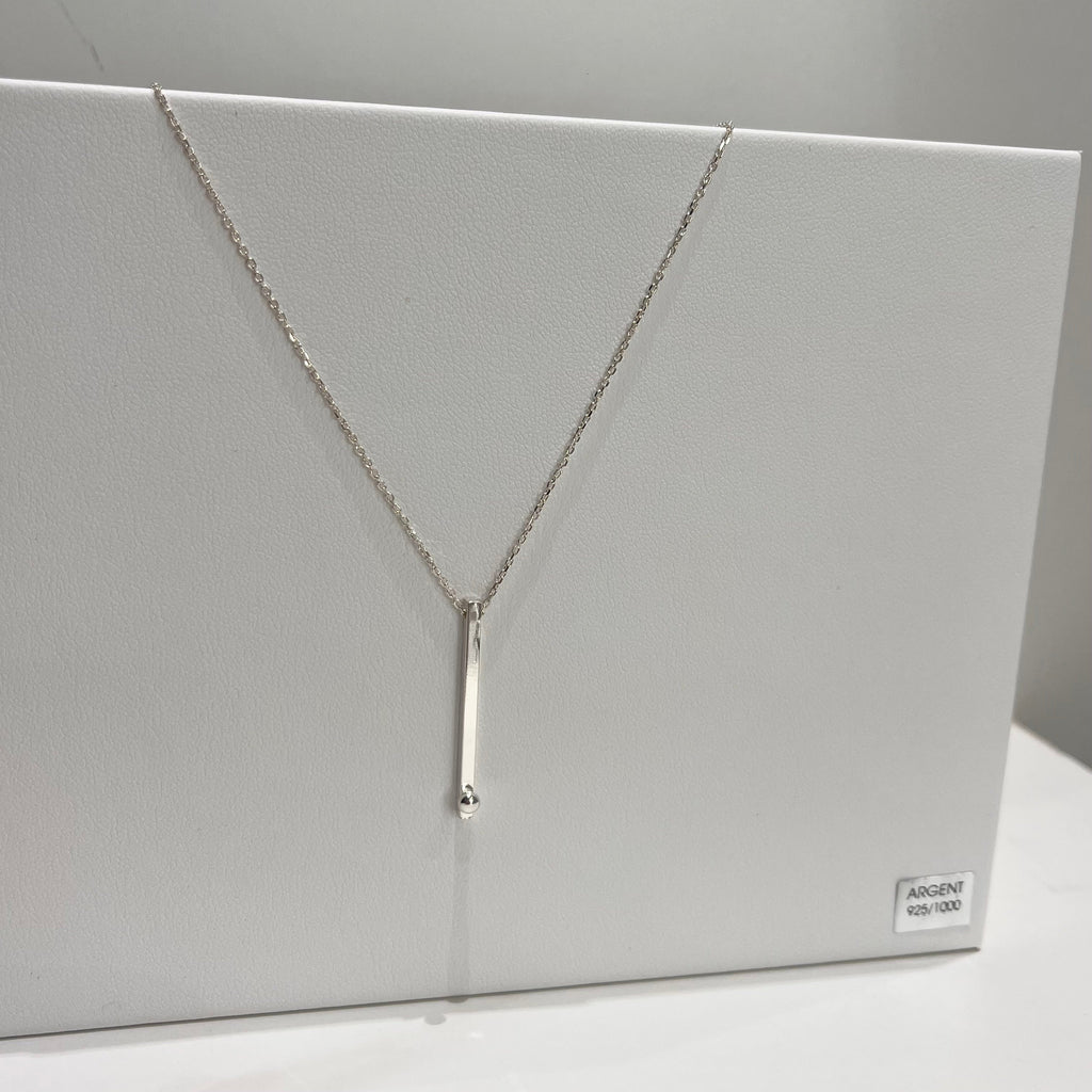Collier - Perle de pluie en argent 925 - image 1