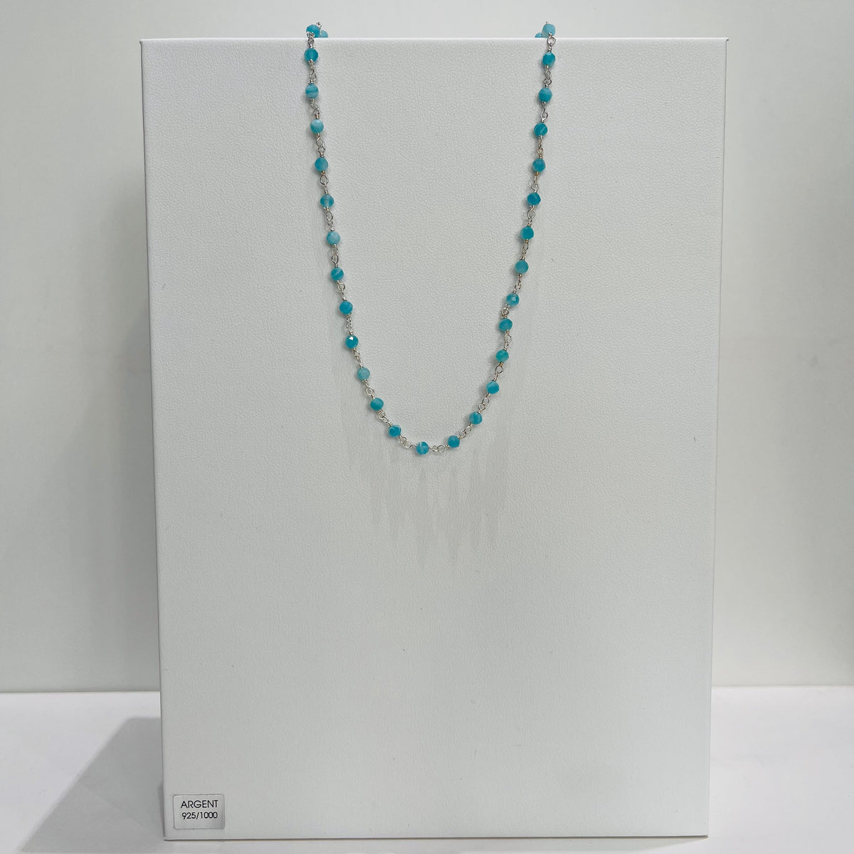 Collier - Rosa Amazonite en argent 925 - image 1