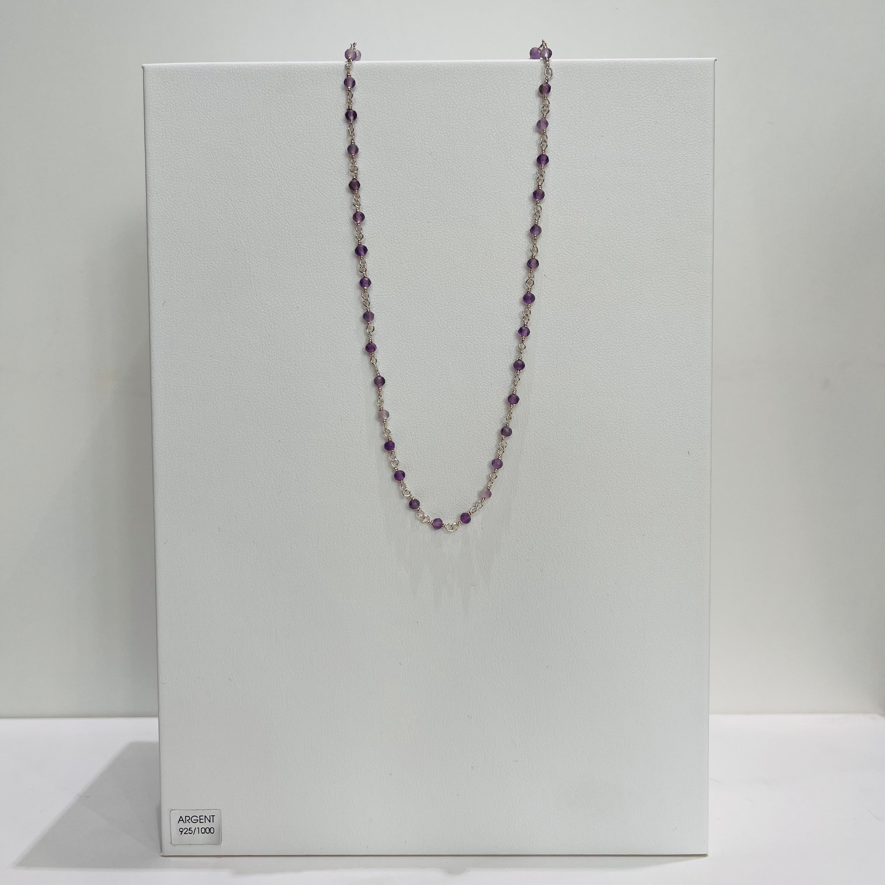 Collier - Rosa Améthyste en argent 925 - image 1