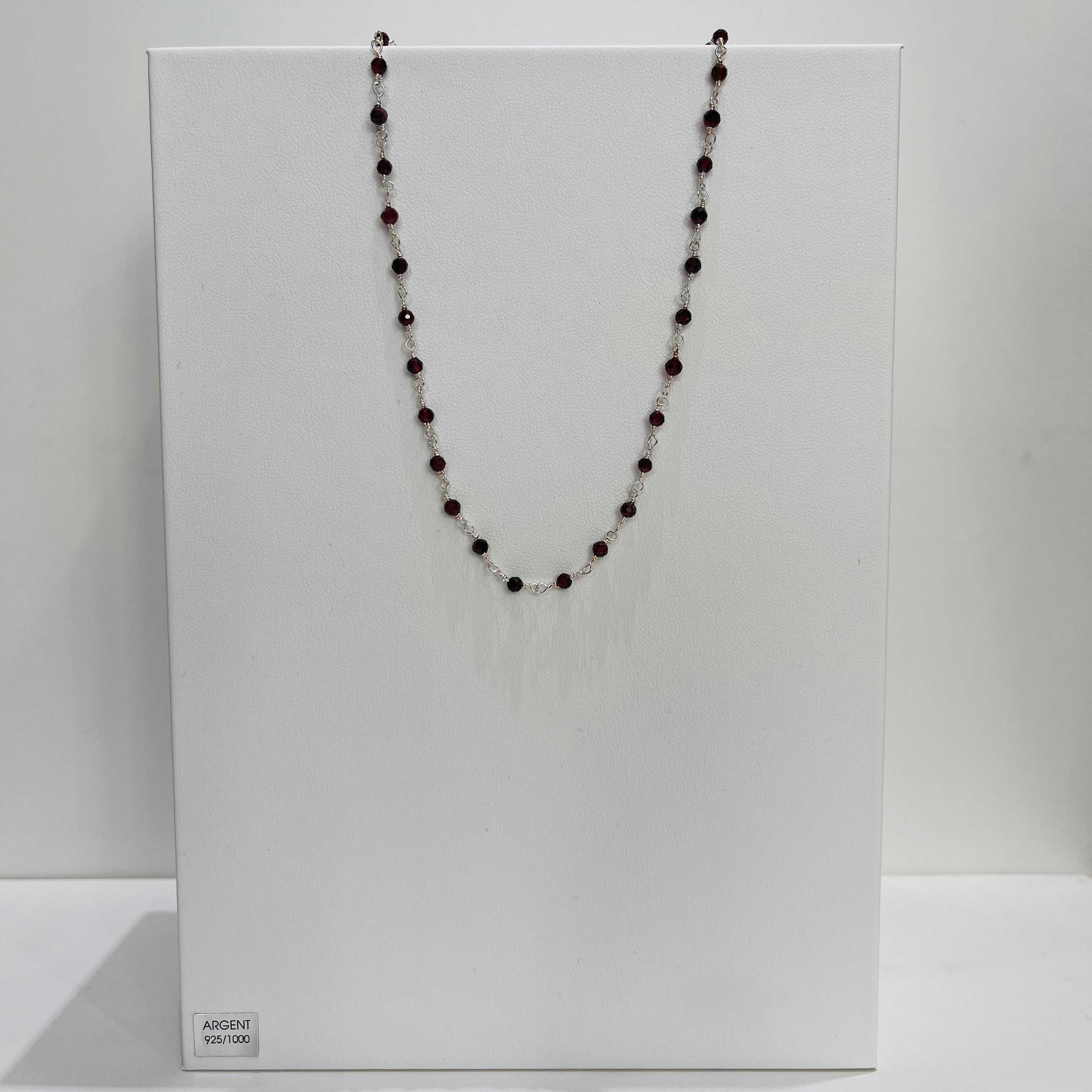 Collier - Rosa Rhodolite en argent 925 - image 1