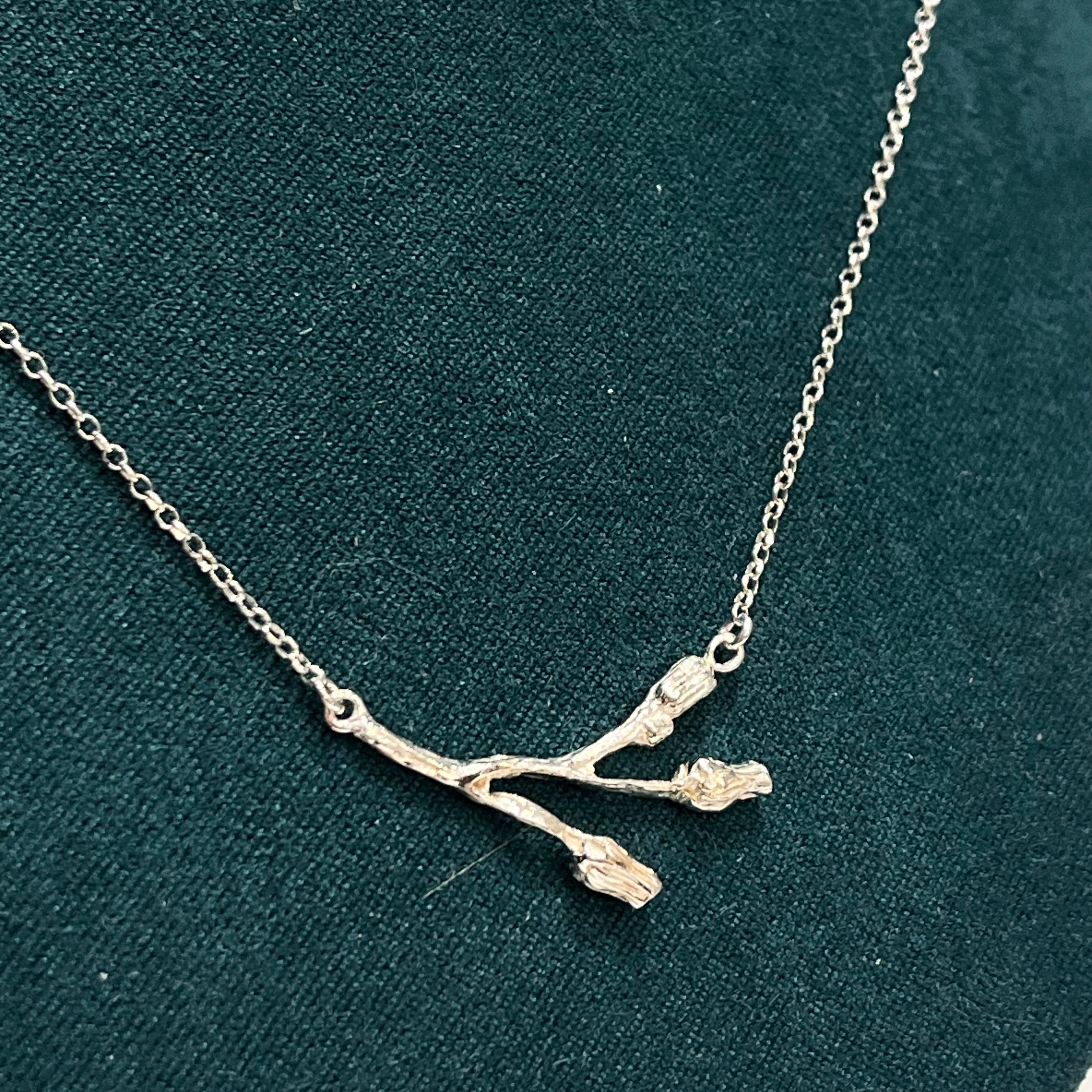 Collier - Trois fleurs en argent 925 - image 2