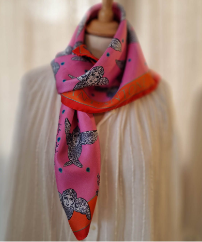 Foulard - SANT'ANTONE FUSCHIA - image 3