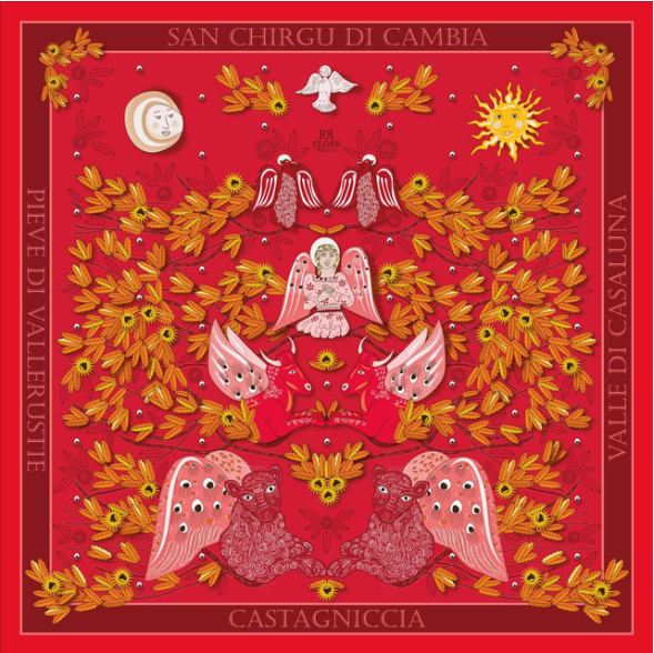Foulard - SAN CHIRGU ROUGE - image 1