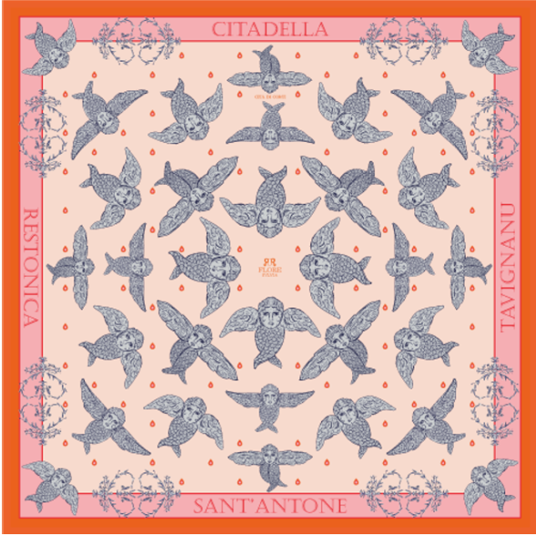 Foulard - SANT'ANTONE ROSE PALE - image 1