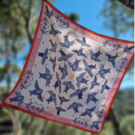 Foulard - SANT'ANTONE ROSE PALE - image 2